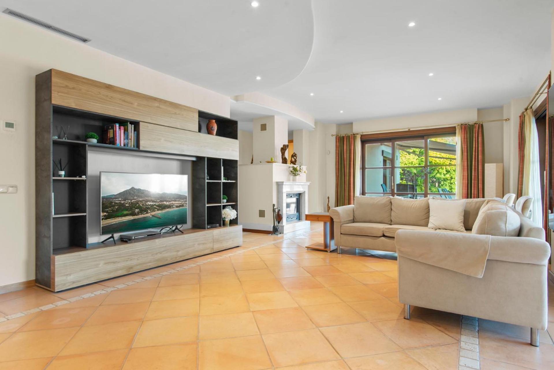 מארבלה Luxury Villa Robledal By Mabiente - Views Of The Sea And The Golf Course מראה חיצוני תמונה